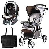 Peg Perego Vela Easy Drive Stroller - Java Travel System