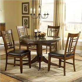 Patterson Round Dining Table Set - 5 pc. by SHOPZEUS