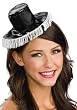Mini Black and White Spanish Hat - Adult Std.