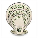 Lenox Holiday Platinum 5 Piece Place Setting
