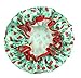 Huachnet Waterproof Double Layers Women's Shower Caps - Green Cherry
