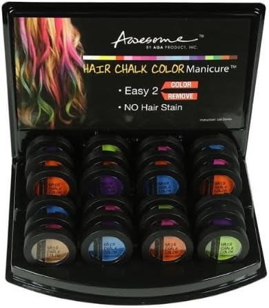 Awesome Hair Chalk Manicure 6 Colors