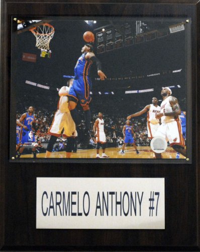 NBA Carmelo Anthony New York Knicks Player Plaque