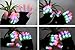 PowerLead G030 LED Raving Gloves Flashing Finger Lights 7 Colorful Rave Modes - Fun gift for children