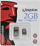 Kingston 2GB Micro Card plus USB Micro Card Reader