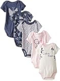 Calvin Klein Baby Girls' 5 Pa Creeper Set