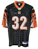 Rudi Johnson Cincinnati Bengals Youth Black NFL Equipment Replica Football Jersey By Reebok