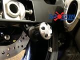 03-06 Honda CBR 600RR Shogun Swing Arm Spools Carbon Fiber
