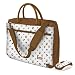 Trust Cannes Notebook Design Tasche und Maus Bundle von 38,1 bis 40,6 cm (15-16 Zoll), weiß / braun