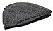 Ted and Jack - Street Easy Herringbone Driving Cap with Quilted Lining in Black and Gray Size Small/Medium