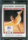 1984 Topps M&M Dorothy Hamill Figure Skating Olympic Heroes Trading Card - Mint Condition - In Protective Display Case!