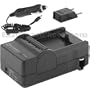 Nikon D700 Digital Camera Battery Charger (110/220v with Car & EU adapters) - Replacement Charger for Nikon EN-EL3, ENEL3a and ENEL3e Battery