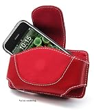 Incipio Ranger Leather Holster Case for iPhone 1G (Red)