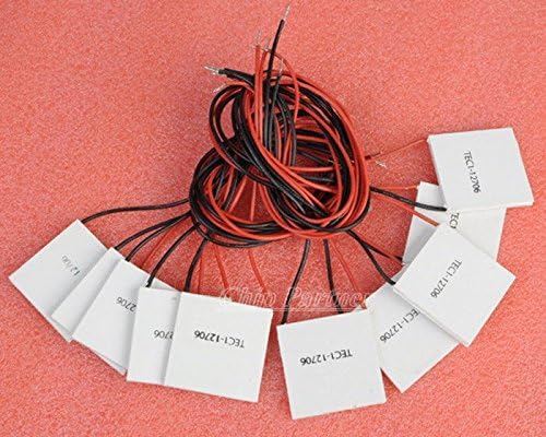 heart seallc 10pcs TEC1-12706 Thermoelectric Cooler Cooling Peltier 12V 60W 6A 92Wmax