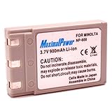 Maximal Power DB MIN NP-600 Replacement Battery for Minolta Digital Camera/ ....