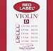 Super Sensitive Red Label 2134 Violin D String, 1/2