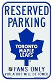 NHL Toronto Maple Leafs 11-by-17 Inch Locker Room Sign