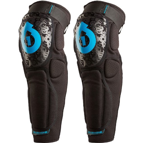 SixSixOne Rage Hard Knee/Shin Guard (Black, Large)