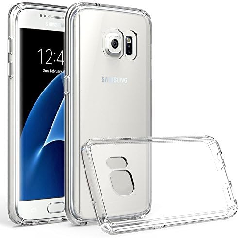 Galaxy S7 Clear Case,Seamless-Integrated Shock-Absorbing Bumper and Ultra Slim Clear Back Hard Panel Cover,Scratch Resistant ,Light Weight,Exact Slim Fit,Newly Designed for Galaxy S7 [Crystal Clear]