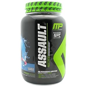 Muscle Pharm Assault Pre-Workout System, Blue Raspberry, 1380 Gram