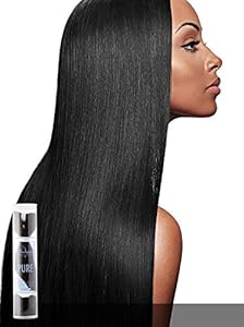 Pure Straight Beautiful Curl Lustrous Texture Natural Shine Indian Silky 4 Oz Machine Wefted Extension Hair Wigs 1b-2 (16)