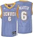 Kenyon Martin Youth Jersey: adidas Blue Replica #6 Denver Nuggets Jersey - Small (8)