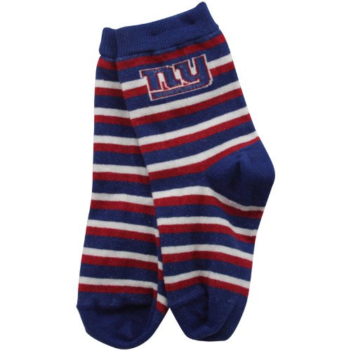 New York Giants Toddler Royal Blue-Red Rugby Stripe Socks
