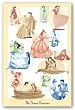 The Disney Princesses by Walt Disney 36"x24" Art Print Poster Disney