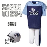 NFL Tennessee Titans Youth Navy Blue Deluxe Team Uniform Set (Small)