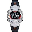 Timex 54581 Women's Ironman Triathlon 30 Lap Silver-Tone Resin Digital Sport Watch with Black Resin Band