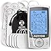 AUVON Dual Channel TENS Unit Muscle Stimulator Machine with 20 Modes, 2