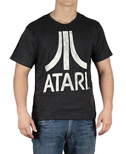 Atari Classic Logo Mt. Fuji Mens Super Soft Tri-blend T-shirt
