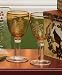 2 Assorted Birch Mountain Lodge Amber Tree & Snowflake White Stemware Glasses...