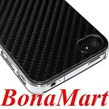 High Quality Slim Thin Carbon Fiber Hard Back Case Cover for iPHONE 4G 4 4s AT&T and Verizon