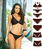 Sunsets Collection - Dark Chocolate Twist Halter Top Style 59