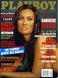 Playboy January 2003 Tia Carrere/Wayne's World & Relic Hunter on Cover (nude inside), Halle Barry Interview, Michael Connelly Fiction, Shel Silverstein Humor, Ron Insana/MSNBC 20 Questions, Martin Scorsese/Gangs of New York