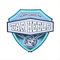 Neon Shield Wall Lamp - North Carolina (15 X 13.25")