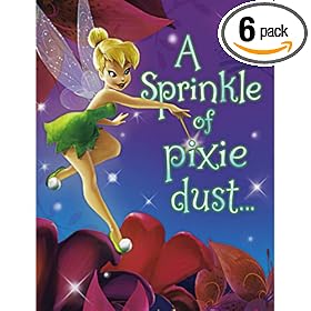 Disney's Tinker Bell Invitations, 8-Count Packages (Pack of 6)