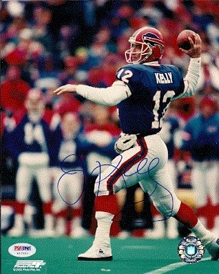 Autographed/Hand Signed Jim Kelly - Buffalo Bills 8x10 Photo