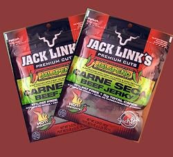 Jack Link's Premium Cuts Jalapeno Carne Seca Beef Jerky (3.25 oz each) TWO BAGS