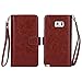 TabPow Galaxy Note 5 Case, Note 5 Case, [Wallet Case] 9 Card Holder [Detachable Wallet Folio] PU Leather Flip Case for Samsung Galaxy Note 5 Brown