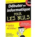 D�buter en informatique pour les nuls : Edition Vista