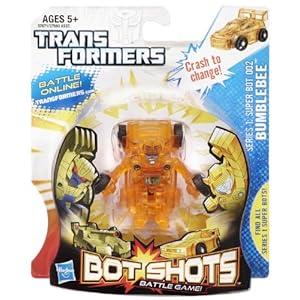 Transformers Bot Shots Series 1 Super Bot Bumblebee Battle Game Figure