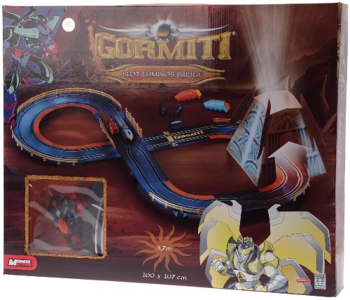 Imagen 2 de Mondo Motors 66046 - Circuito de los Gormiti en forma de 8 (con templo de Luminos y 2 coches) [Importado de Francia]