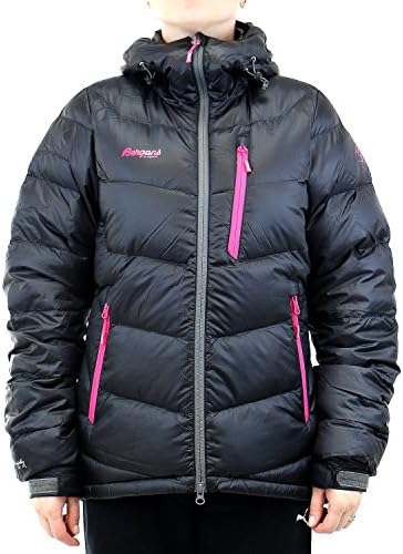 Bergans of Norway Memurutind Down Lady Jacket - Black/Hot Pink - Womens - XL