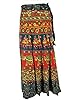 Trendy Wrap Skirt for Her Cotton Printed Wrap Around Skirts Beach Dress, City Style