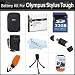 32GB Accessories Bundle Kit For Olympus Stylus Tough 8010 6020 TG-610 TG-810 TG-820 iHS, TG-830 iHS, TG-630 iHS Digital Camera 32GB High Speed SD Memory Card + Extended (1000maH) Replacement LI-50B Battery + Ac/ Dc Charger + FLOAT STRAP + Case + More