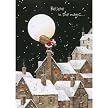 Santa on Rooftop Boxed Christmas Cards - 40 ct