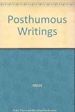 Posthumous writings [of] Gottlob Frege