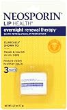Neosporin Lip Health Overnight Renewal Therapy, 0.27 Ounce (Pack of 2)